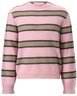 Marni Round-Neck Knitwear - Pink