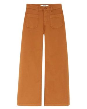 Five Jeans Wide Trousers - Brown
