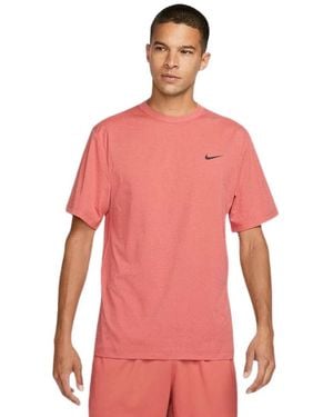 Nike Klassiek Ronde Hals T-Shirt Voor - Rood