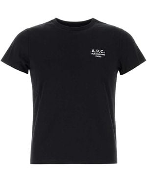 A.P.C. T-Shirts - Black