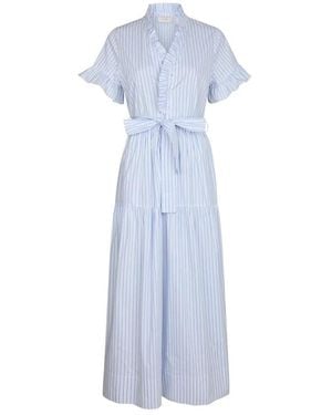 Neo Noir Shirt Dresses - Blauw