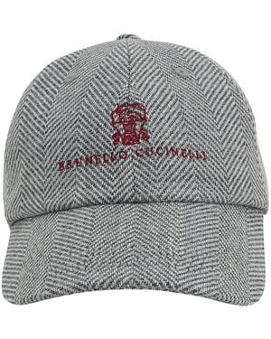 Brunello Cucinelli Caps - Gris