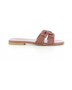 March23 Schoenen ,Bruin ,Palermo - Roze
