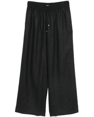 Clips Wide Trousers - Black
