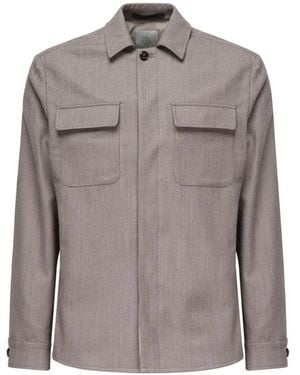 Eleventy Light Jackets - Grey