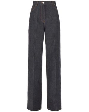 Ferragamo Straight Jeans - Blauw