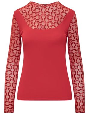 Givenchy Long Sleeve Tops - Rojo