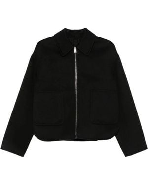 Fendi Ff Zucca Wool Blouson - Zwart