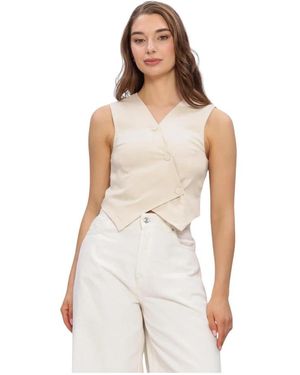 Y.A.S Jassen ,Yasfrida Gilet - Wit