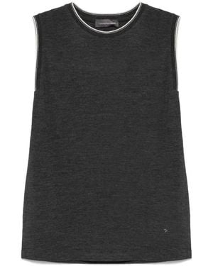 Lorena Antoniazzi Sleeveless Tops - Black