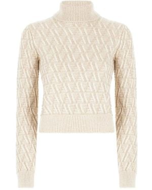 Fendi Turtlenecks - White