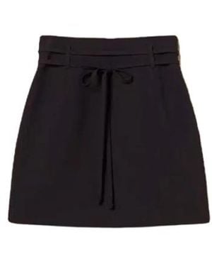 Twinset Short Skirts - Negro