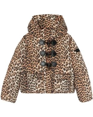 Ganni Jassen ,Veelkleurig ,Nylon Mini Puffer - Naturel