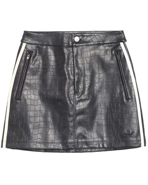 adidas Rokken ,Zwart ,Polyester Crocodile-Print Rok Ke 5034 - Grijs