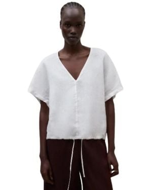 Ecoalf Overhemden ,Wit ,Linnen Dora Shirt