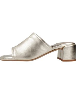 Unisa Heeled Mules - Blanco