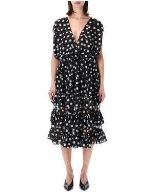 Dries Van Noten Midi Dresses - Black