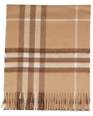 Burberry Winter Scarves - Natural