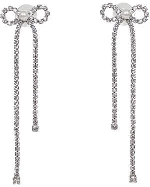 Self-Portrait Earrings - White