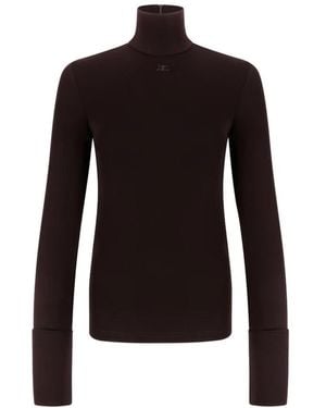 Courreges Turtlenecks - Noir