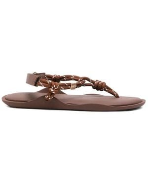 FLOWZE Flat Sandals - Marrón