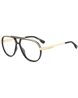 DSquared² Schwarze Brillengestelle D2 0113 - Mettallic