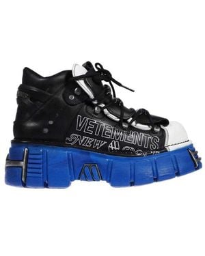Vetements Sneakers - Bleu