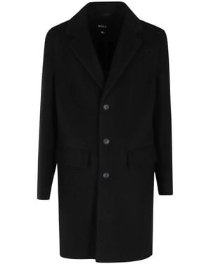 BOSS Single-Breasted Coats - Nero