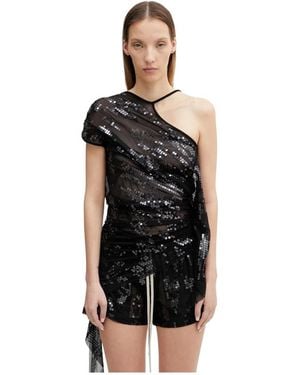 Rick Owens Tungsten Top - Schwarz