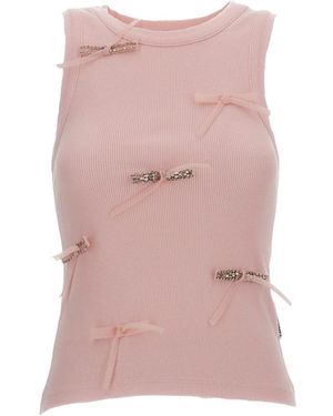 Des Phemmes Sleeveless Tops - Pink