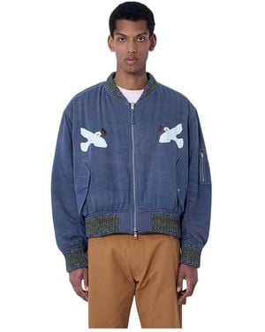 STORY mfg. Bomber Jackets - Blue