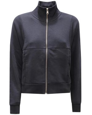 Colmar Hoodies & Sweatvesten ,Blauw ,Katoen Full-Zip Sweatshirt Met Connective Design