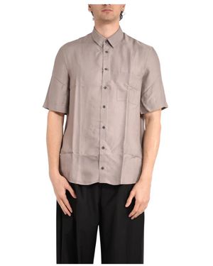 Patrizia Pepe Short Sleeve Shirts - Grey