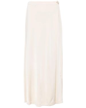 Helmut Lang Maxi Skirts - Blanco