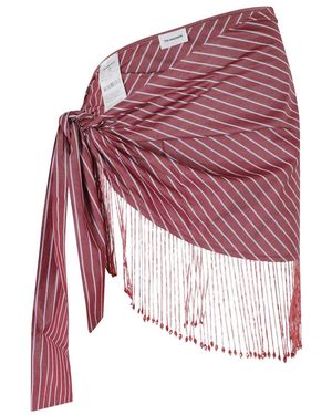 ANDAMANE Rokken ,Bruin ,Skirt - Rood