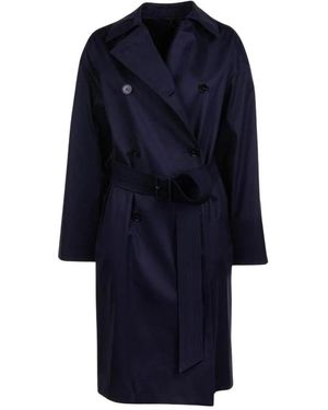 Max Mara Belted Coats - Azul