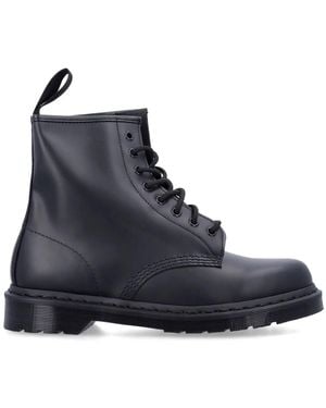 Dr. Martens Schwarze Geschlossene Schnürstiefel Aw24 - Blau