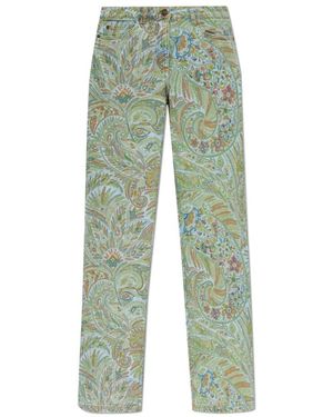 Etro Straight Jeans - Green