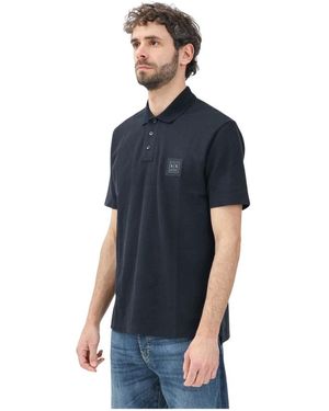 ARMANI EXCHANGE Polo Shirts - Blu