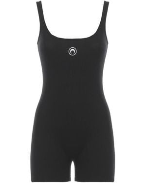 Marine Serre Playsuits - Schwarz