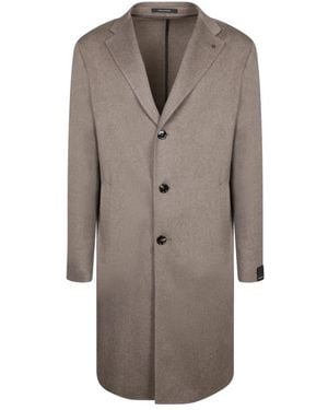 Tagliatore Wol En Kasjmier Stof - Bruin