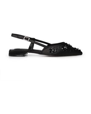 V73 Kayla Slingback - Schwarz