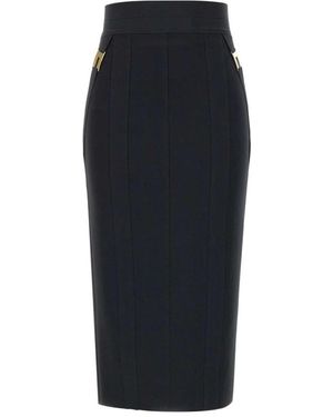 Elisabetta Franchi Midi Skirts - Black