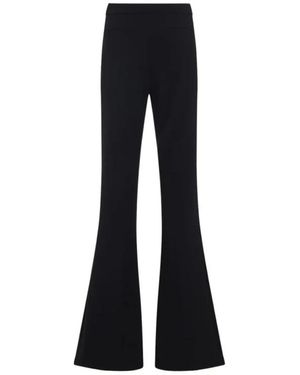 Elisabetta Franchi Wide Trousers - Black