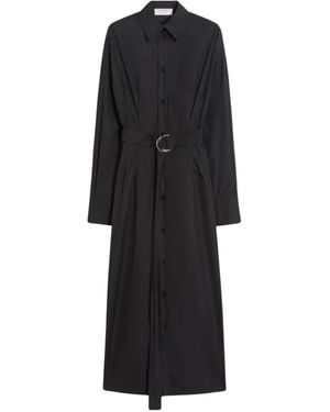 Sportmax Ronki Hemdblusenkleid - Schwarz