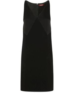 Max Mara Mstspadino Korte Jurk - Zwart