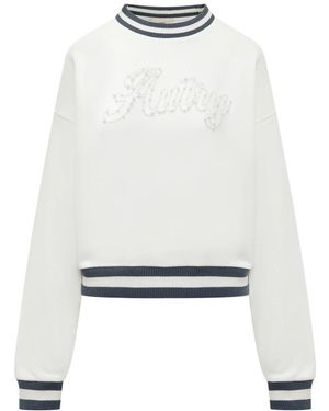Autry Cropped Sweatshirt - Wit