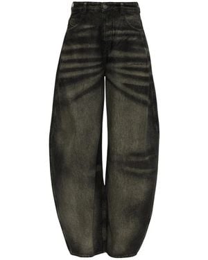 DIESEL Wide Jeans - Gris