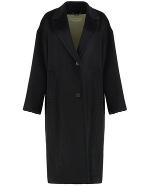 Golden Goose Single-Breasted Coats - Black