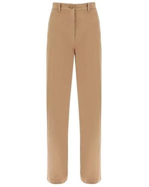 Burberry Straight Fit Jeans - Natural
